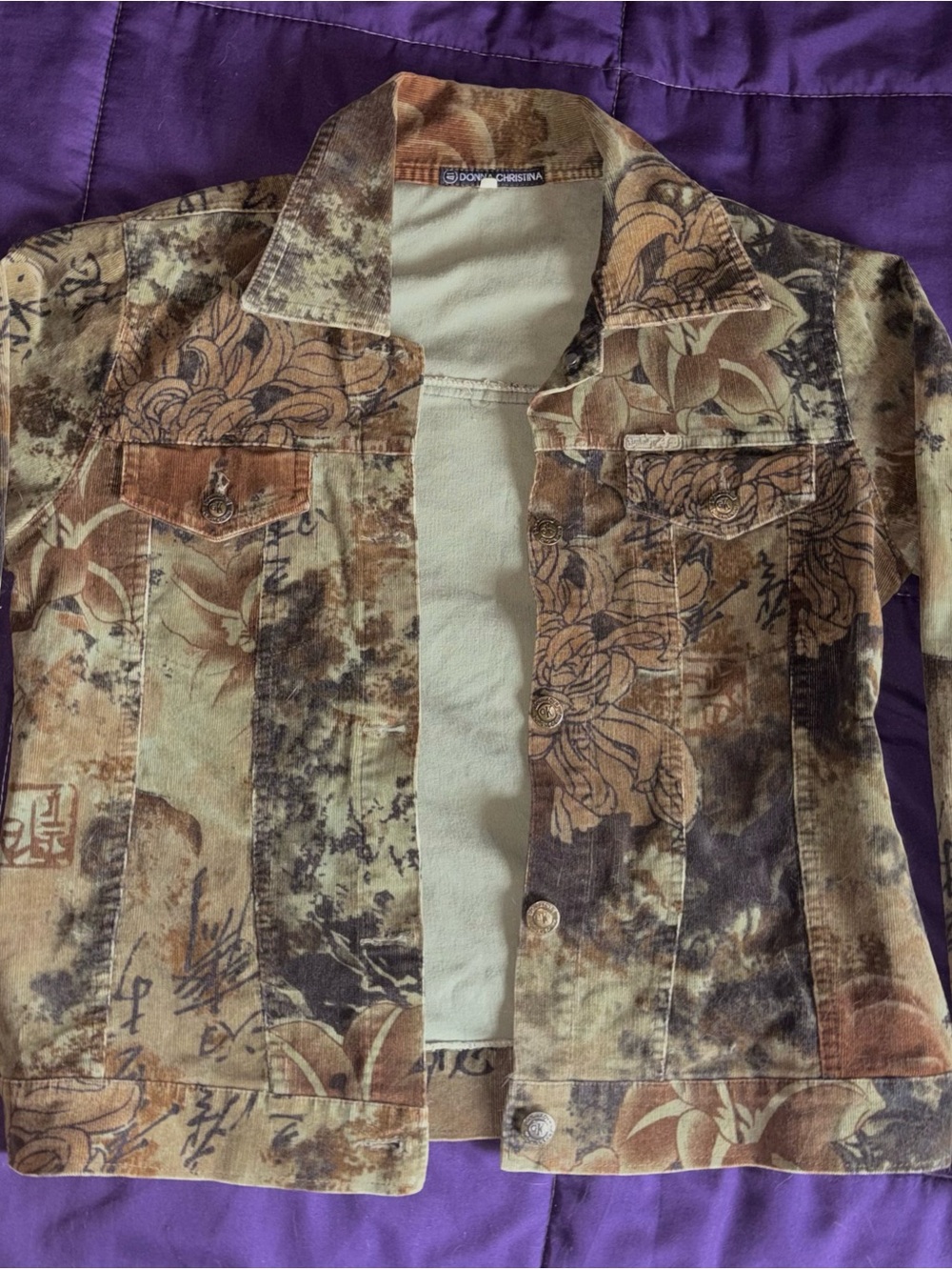 Vintage Donna Christina Button Down Jacket